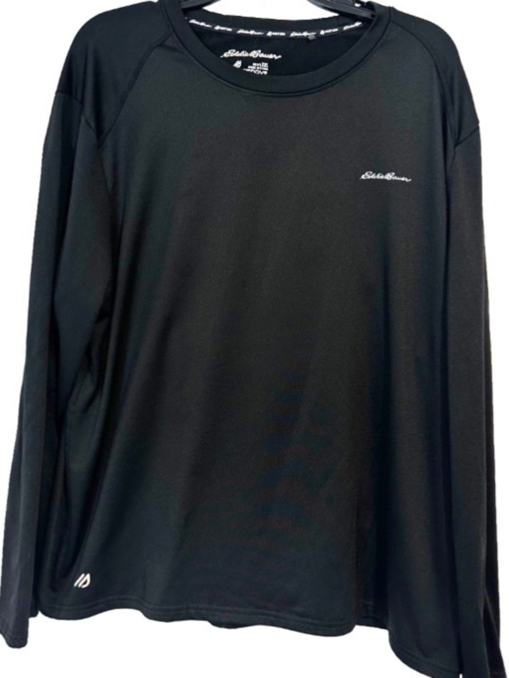 Eddie Bauer Motion Free Dry Men’s XXL Black Pullover Shirt Active Base Layer